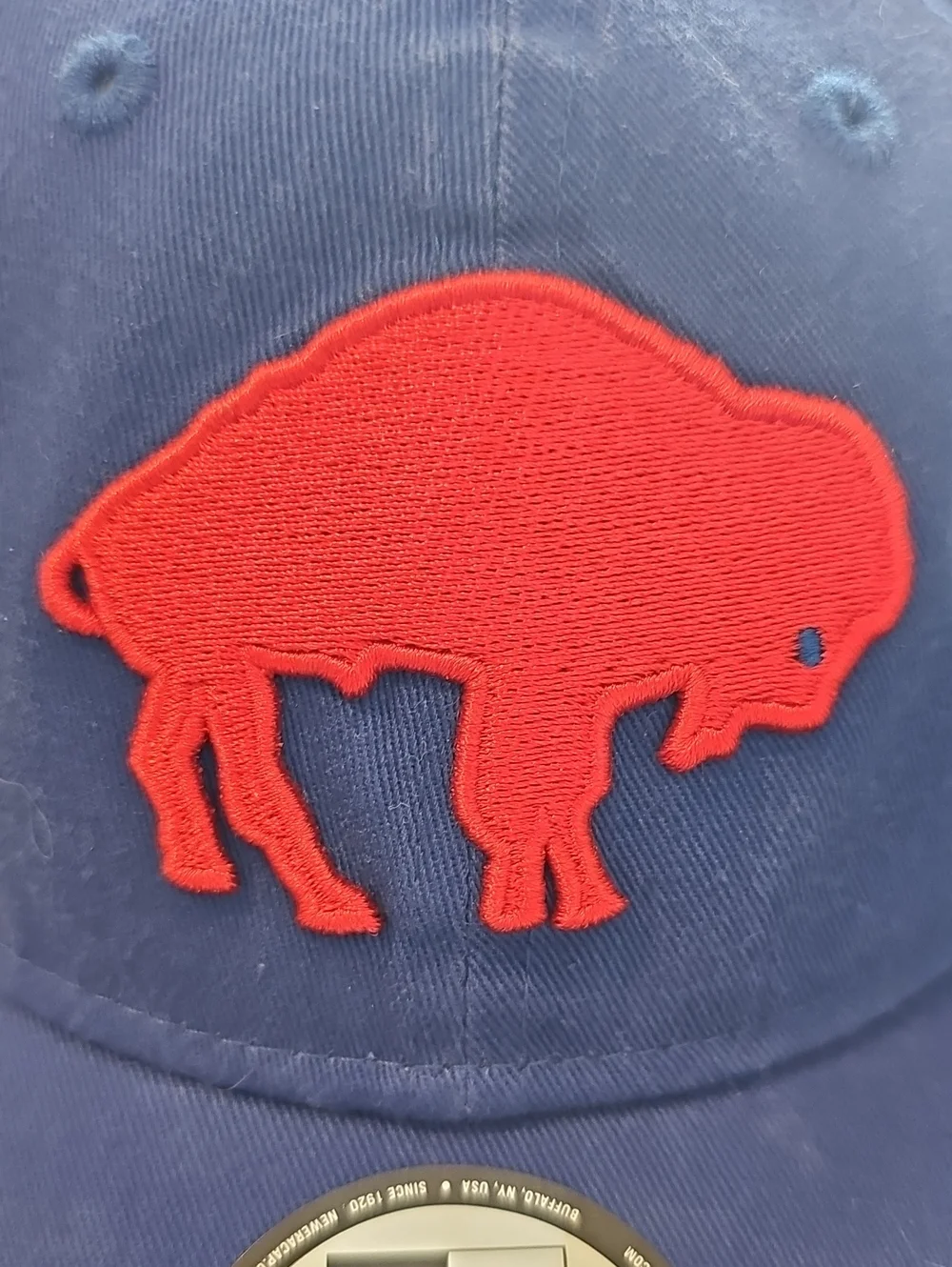 New Era 9TWENTY Buffalo‎ Bills Hat Mens OSFM Blue NFL Football Fan Size OSFM